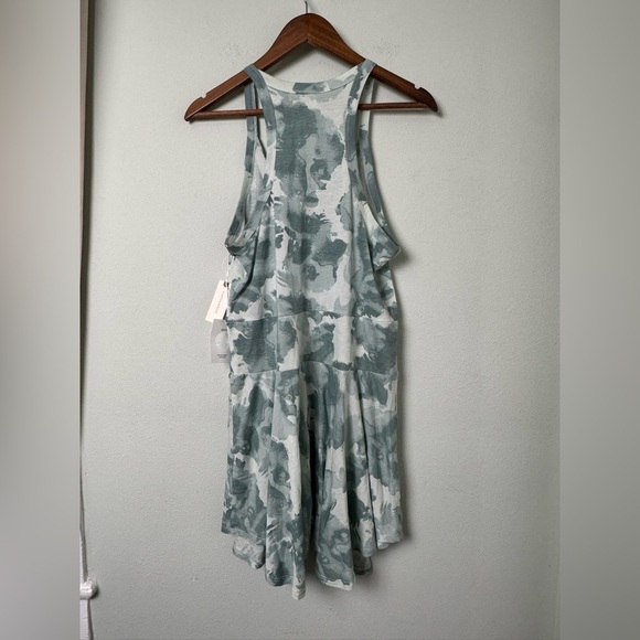 NWT Daily Practice by Anthropologie‎ Half Pipe Mini Dress in Green Motif Size L - Picture 8 of 13